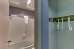 BR 1- En suite Bath with Glass Enclosed Shower/Tub Combo